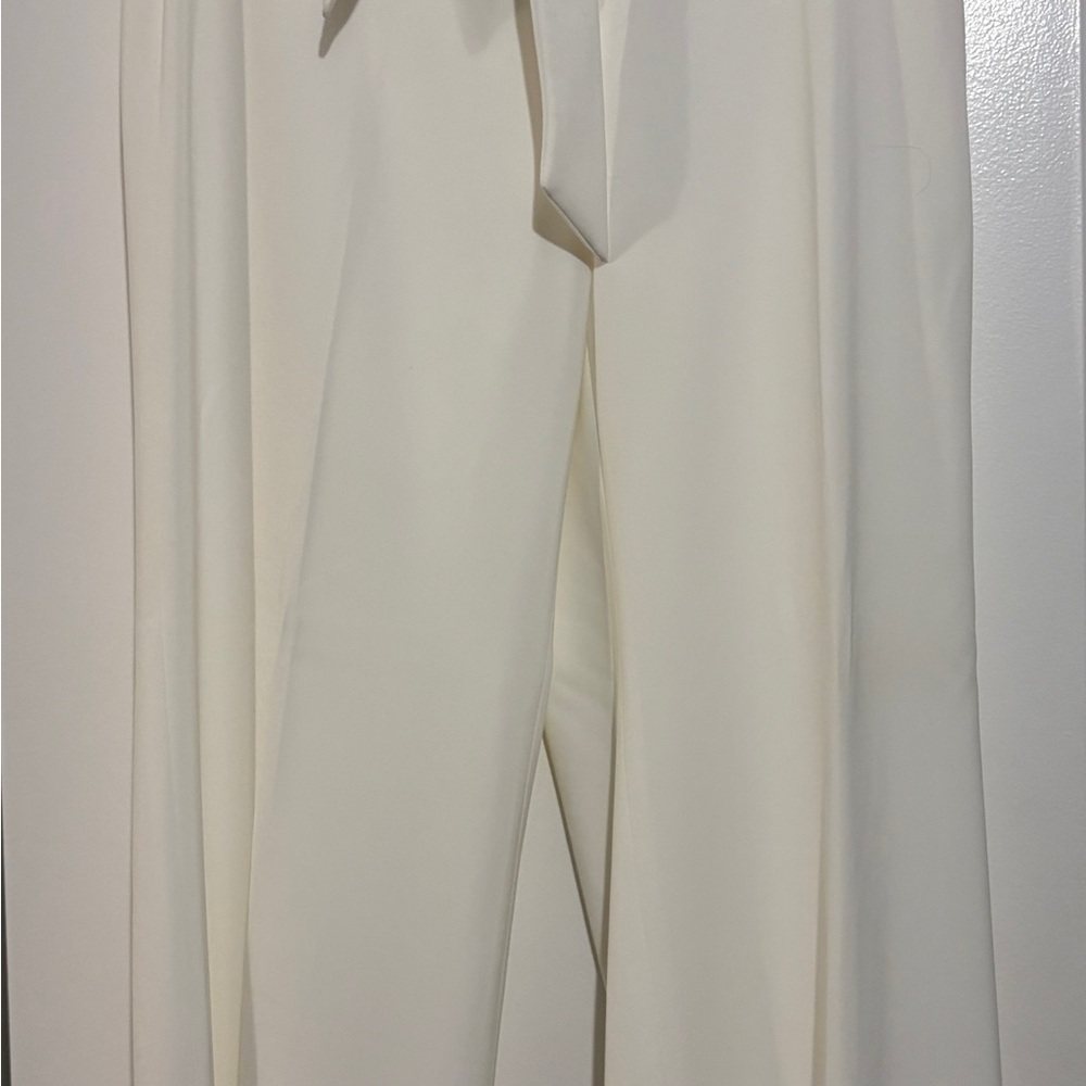 Elegant Cream Women's Pants